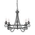 Żyrandol Harlech - 5 źródeł światła HR5-BLACK Elstead Lighting