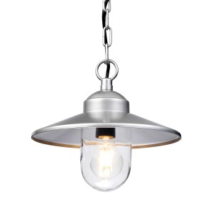 Latarnia wisząca Klampenborg - 1 źródło światła - Srebrna KLAMPENBORG8 Elstead Lighting