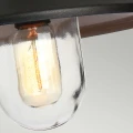 Latarnia wisząca Klampenborg - 1 źródło światła - Czarna KLAMPENBORG8-BK Elstead Lighting