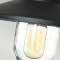 Latarnia naścienna Klampenborg - 1 źródło światła - Czarna KLAMPENBORG-BK Elstead Lighting