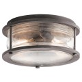 Plafon ogrodowy Ashland Bay - 2 źródła światła - Postarzany cynk KL-ASHLANDBAY-F Elstead Lighting