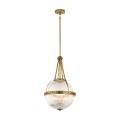 Lampa wisząca Aster - 3 źródła światła - Naturalny mosiądz KL-ASTER-P-NBR Elstead Lighting