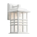 Mała latarnia naścienna Beacon Square - 1 źródło światła - Biała KL-BEACON-SQUARE-S-WHT Elstead Lighting