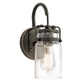 Kinkiet Brinley - 1 źródło światła - Stary brąz KL-BRINLEY1-OZ Elstead Lighting