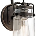 Kinkiet Brinley - 1 źródło światła - Stary brąz KL-BRINLEY1-OZ Elstead Lighting