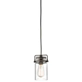 Mała lampa wisząca Brinley - 1 źródło światła - Stary brąz KL-BRINLEY-MP-OZ Elstead Lighting