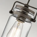 Mała lampa wisząca Brinley - 1 źródło światła - Stary brąz KL-BRINLEY-MP-OZ Elstead Lighting
