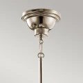 Mała lampa wisząca Cobson - 1 źródło światła - Polerowany nikiel KL-COBSON-MP-PN Elstead Lighting - Retiring