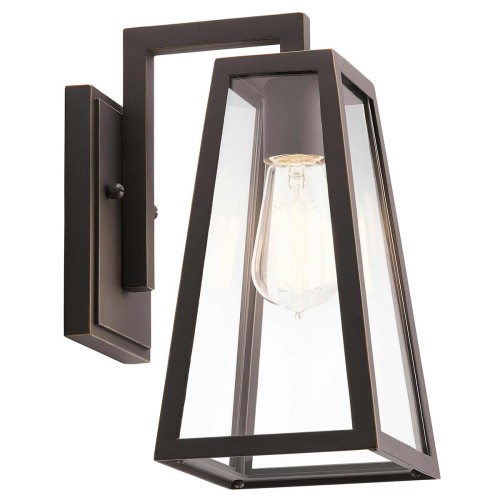 Mała latarnia naścienna Delison - 1 źródło światła KL-DELISON-S-RZ Elstead Lighting