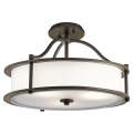 Lampa wisząca / Półplafon Emory - 3 źródła światła - Stary brąz KL-EMORY-P-S-OZ Elstead Lighting