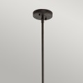 Średnia lampa wisząca Everly - 1 źródło światła - Stary brąz KL-EVERLY-P-M-OZ Elstead Lighting