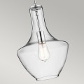 Mała lampa wisząca Everly - 1 źródło światła - Chrom KL-EVERLY-P-S-CH Elstead Lighting