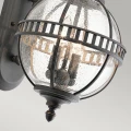 Mała latarnia naścienna Halleron - 2 źródła światła - Szaro-brązowa KL-HALLERON-2S Elstead Lighting