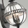 Mała latarnia naścienna Halleron - 2 źródła światła - Szaro-brązowa KL-HALLERON-2S Elstead Lighting
