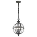 Latarnia wisząca Halleron - 3 źródła światła - Szaro-brązowa KL-HALLERON-8M Elstead Lighting