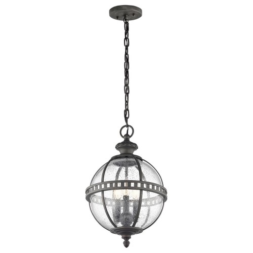 Latarnia wisząca Halleron - 3 źródła światła - Szaro-brązowa KL-HALLERON-8M Elstead Lighting