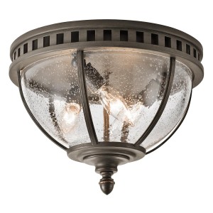 Plafon Halleron - 3 źródła światła - Szaro-brązowy KL-HALLERON-F Elstead Lighting