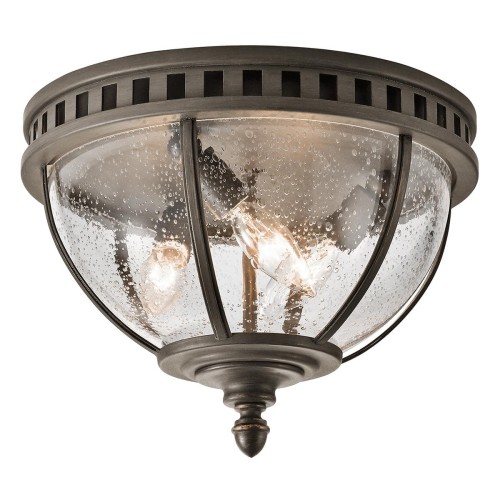 Plafon Halleron - 3 źródła światła - Szaro-brązowy KL-HALLERON-F Elstead Lighting
