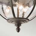 Plafon Halleron - 3 źródła światła - Szaro-brązowy KL-HALLERON-F Elstead Lighting