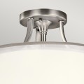 Mały półplafon Lacey - 3 źródła światła - Antyczny pewter KL-LACEY-SF-AP Elstead Lighting
