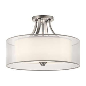 Półplafon Lacey - 4 źródła światła - Antyczny pewter KL-LACEY-SFM-AP Elstead Lighting