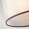 Mały półplafon Lacey - 3 źródła światła - Brązowy KL-LACEY-SF-MB Elstead Lighting