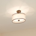 Mały półplafon Lacey - 3 źródła światła - Brązowy KL-LACEY-SF-MB Elstead Lighting