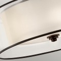 Półplafon Lacey - 4 źródła światła - Brązowy KL-LACEY-SFM-MB Elstead Lighting