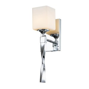Kinkiet Marette - 1 źródło światła - Polerowany chrom KL-MARETTE1-PC Elstead Lighting