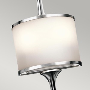 Mały kinkiet Mona - 2 źródła światła - Polerowany chrom KL-MONA-S-PC Elstead Lighting