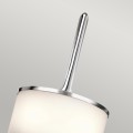 Mały kinkiet Mona - 2 źródła światła - Polerowany chrom KL-MONA-S-PC Elstead Lighting