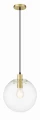 Lampa wisząca PUERTO średnia złota LP-004/1P M GD LIGHT PRESTIGE