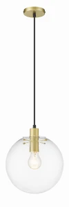 Lampa wisząca PUERTO średnia złota LP-004/1P M GD LIGHT PRESTIGE