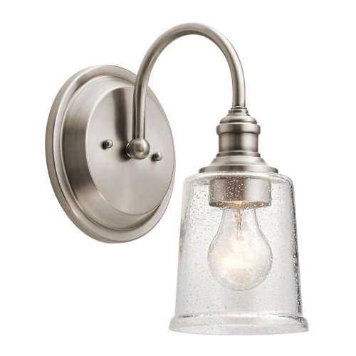 Kinkiet Waverly - 1 źródło światła - Klasyczny pewter KL-WAVERLY1-CLP Elstead Lighting