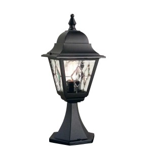 Latarnia cokołowa Norfolk - 1 źródło światła NR3-BLK Elstead Lighting