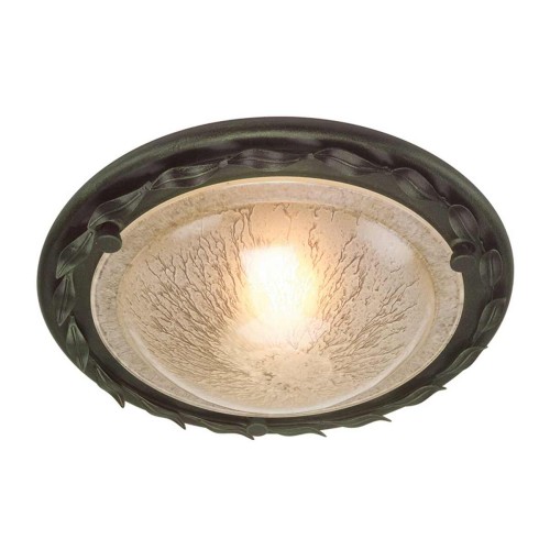Plafon Olivia - 1 źródło światło - Czarny /ota patyna OV-F-BLK-GOLD Elstead Lighting