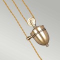 Lampa wisząca Provence - 1 źródło światła - Postarzany mosiądz PV-P-AGB Elstead Lighting