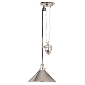Lampa wisząca Provence - 1 źródło światła - Polerowany nikiel PV-P-PN Elstead Lighting