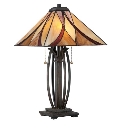 Lampa stołowa Asheville - 2 źródła światła QZ-ASHEVILLE-TL Elstead Lighting