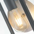 Średnia latarnia naścienna Byron - 1 źródło światła - Grafitowe QZ-BYRON-M-GR Elstead Lighting