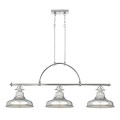 Lampa wisząca Emery - 3 źródła światła - Imperialne srebro QZ-EMERY3P-IS Elstead Lighting
