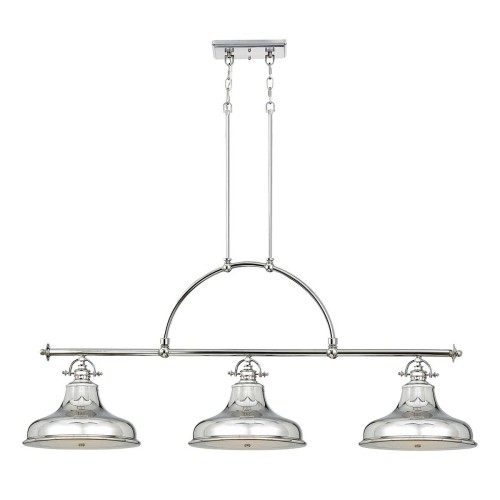 Lampa wisząca Emery - 3 źródła światła - Imperialne srebro QZ-EMERY3P-IS Elstead Lighting