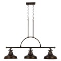 Lampa wisząca Emery - 3 źródła światła - Brąz palladiański QZ-EMERY3P-PN Elstead Lighting