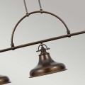 Lampa wisząca Emery - 3 źródła światła - Brąz palladiański QZ-EMERY3P-PN Elstead Lighting