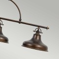 Lampa wisząca Emery - 3 źródła światła - Brąz palladiański QZ-EMERY3P-PN Elstead Lighting