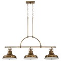 Lampa wisząca Emery - 3 źródła światła - Postarzany mosiądz QZ-EMERY3P-WS Elstead Lighting