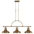 Lampa wisząca Emery - 3 źródła światła - Postarzany mosiądz QZ-EMERY3P-WS Elstead Lighting