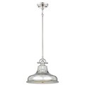 Średnia lampa wisząca Emery - 1 źródło światła - Imperialne srebro QZ-EMERY-P-M-IS Elstead Lighting
