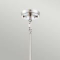 Średnia lampa wisząca Emery - 1 źródło światła - Imperialne srebro QZ-EMERY-P-M-IS Elstead Lighting
