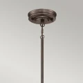 Średnia lampa wisząca Emery - 1 źródło światła - Brąz palladiański QZ-EMERY-P-M-PN Elstead Lighting